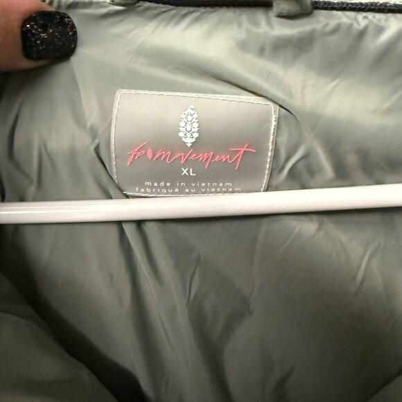 Free People Movement All Prepped Ski Coat In Greyed Olive XL - Picture 7 of 11